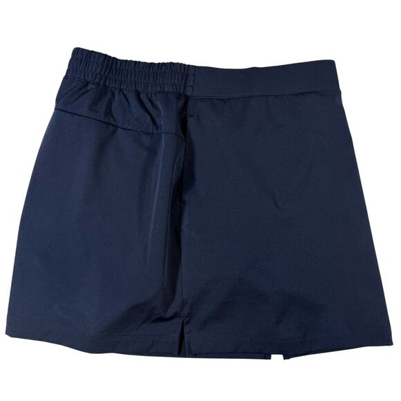 Lady Hagen Women’s Navy Golf Skort Medium Built-In Shorts Athletic 16” - Picture 4 of 10